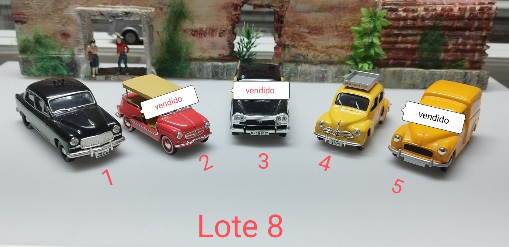 Lote de miniaturas 1:43