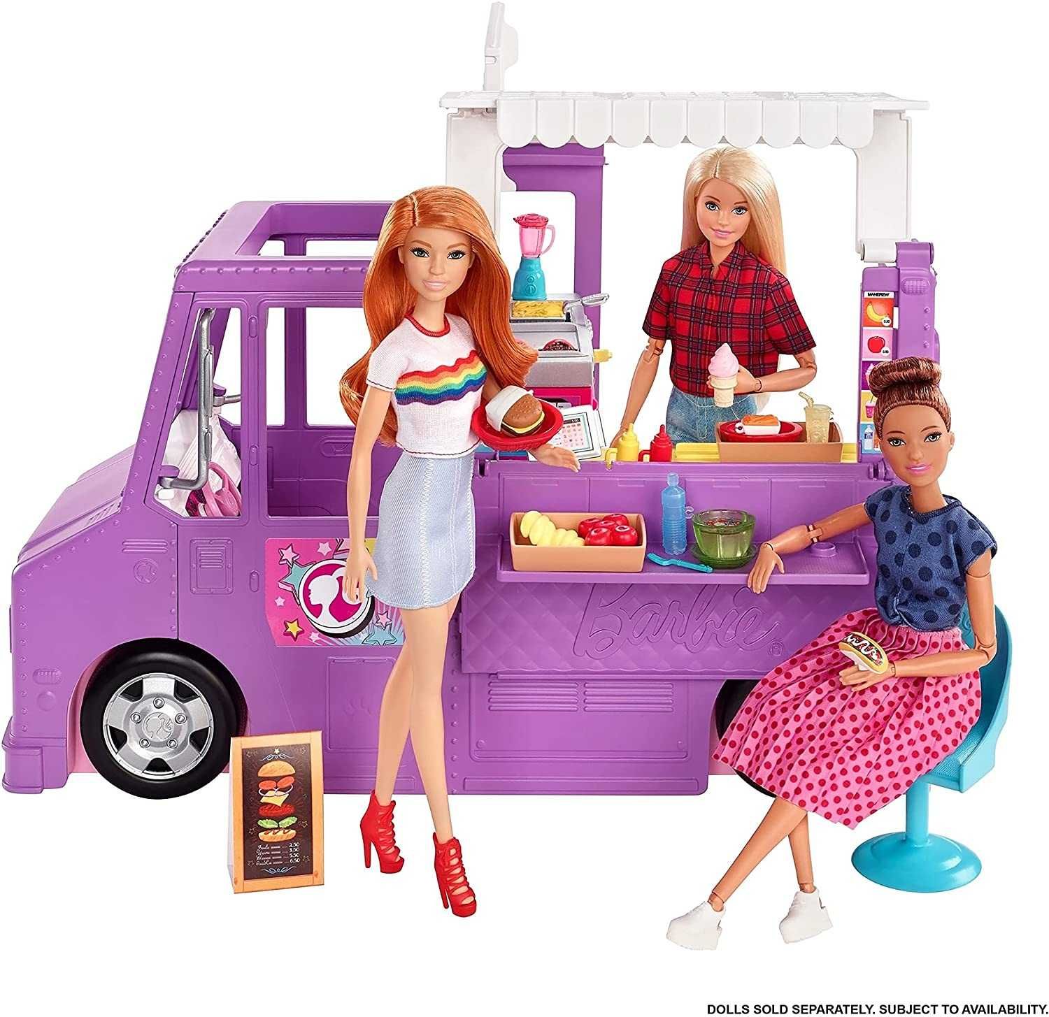 Набор Барби Фургончик с едой Кафе на колесах Barbie Fun Food Truck
