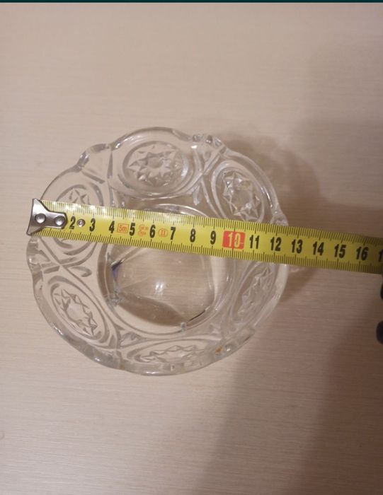 Хрустальные ладья, салатник, пиалка