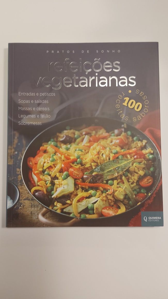 Livro "Refeições Vegetarianas"