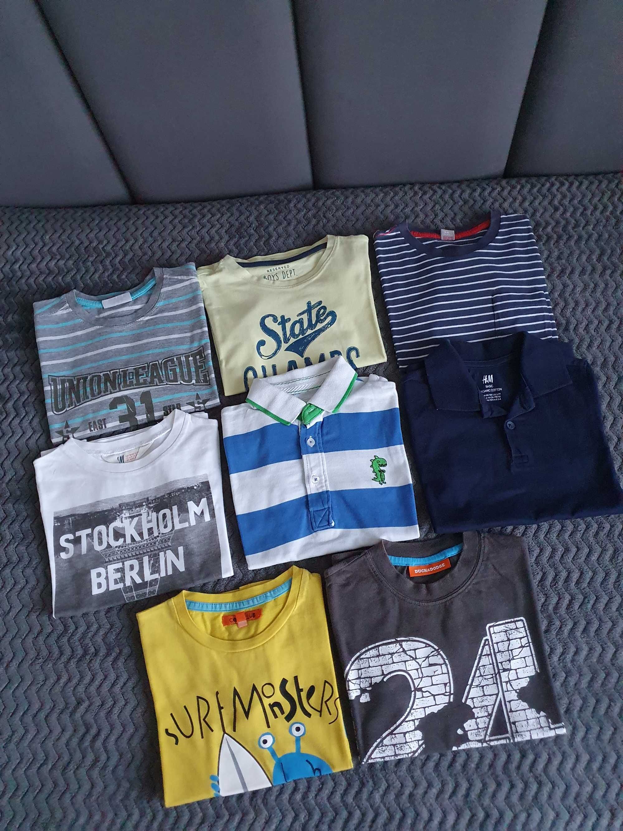 Bluzki t-shirty 104/110cm 6sztuk + 2gratis