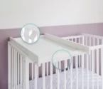 Zestaw Łóżeczko z przewijakiem i materacen woodies 120x60 Country Cot