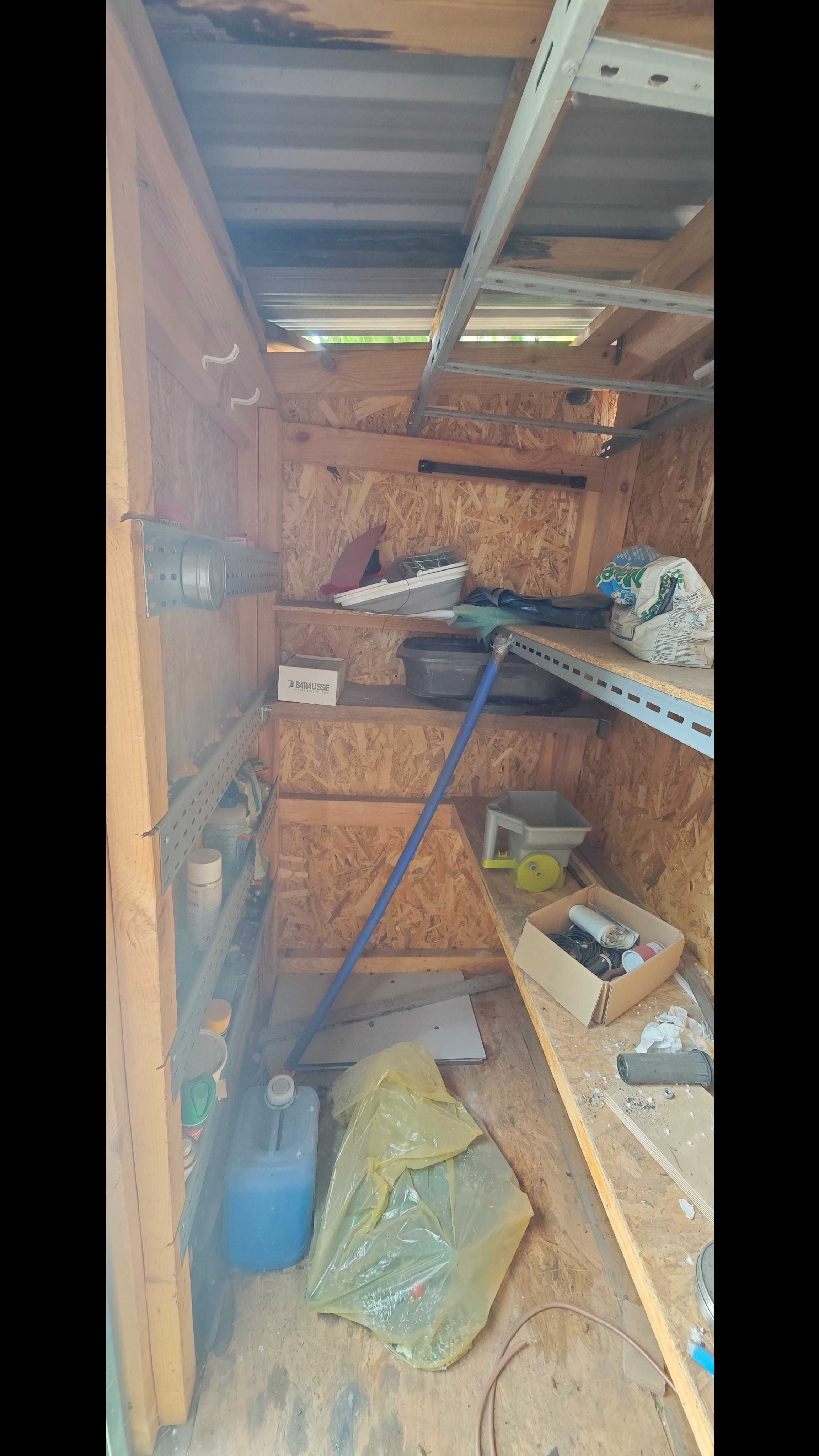 Szopa pakamera schowek 3x1.2m.