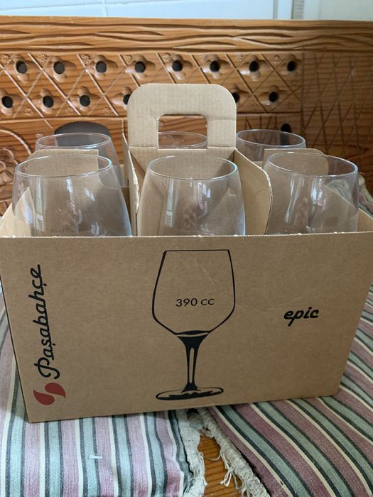 Conjunto de copos de cristal Pasabahçe 390cc Epic