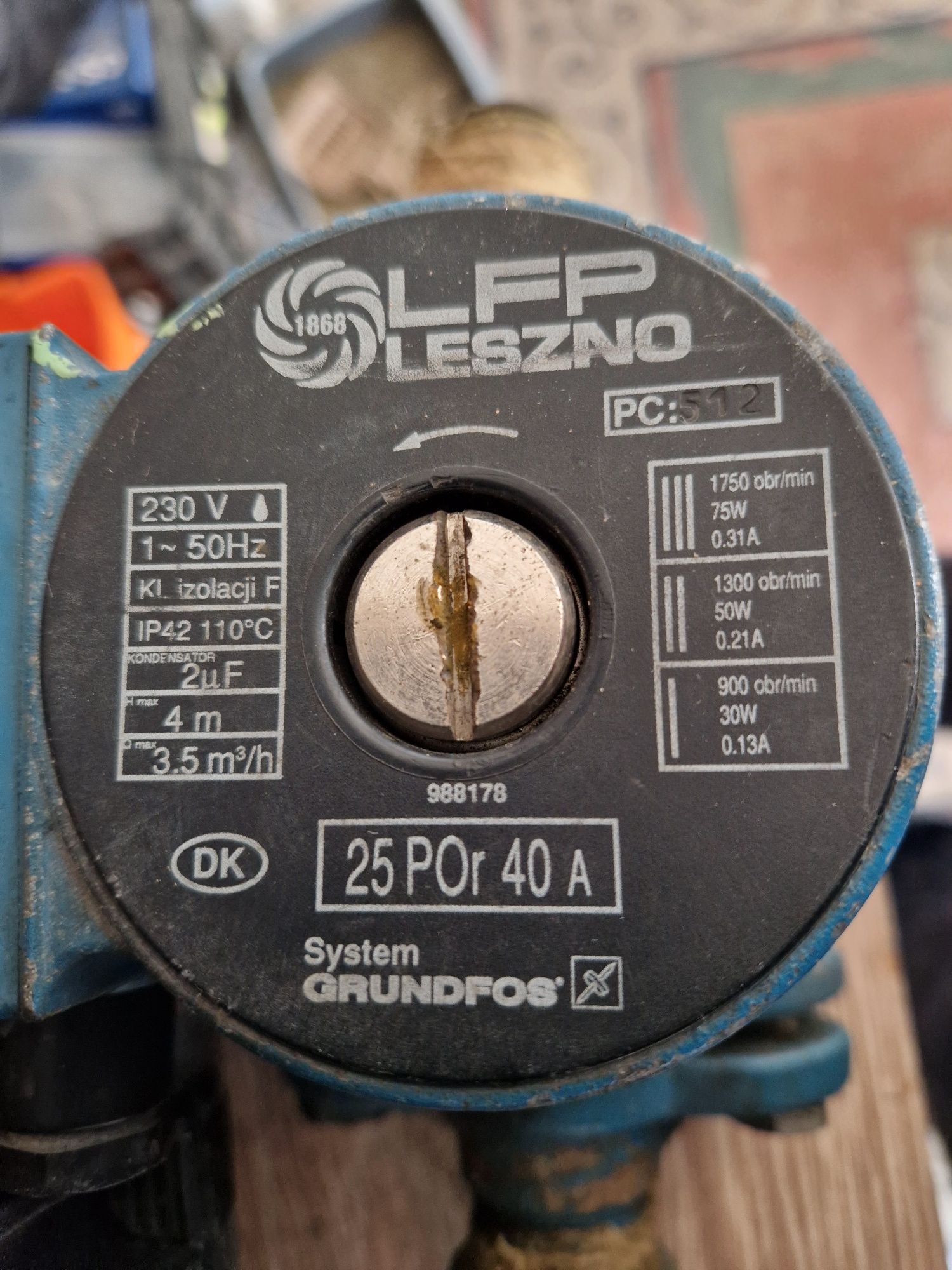 Pompa obiegowa LFP 25POr40A Leszno Grudfos