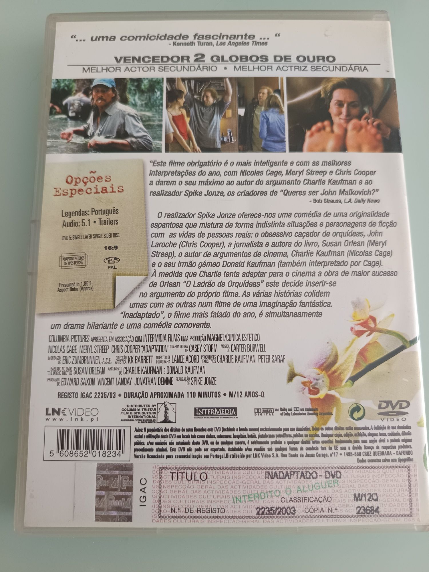 DVD inadaptado    .