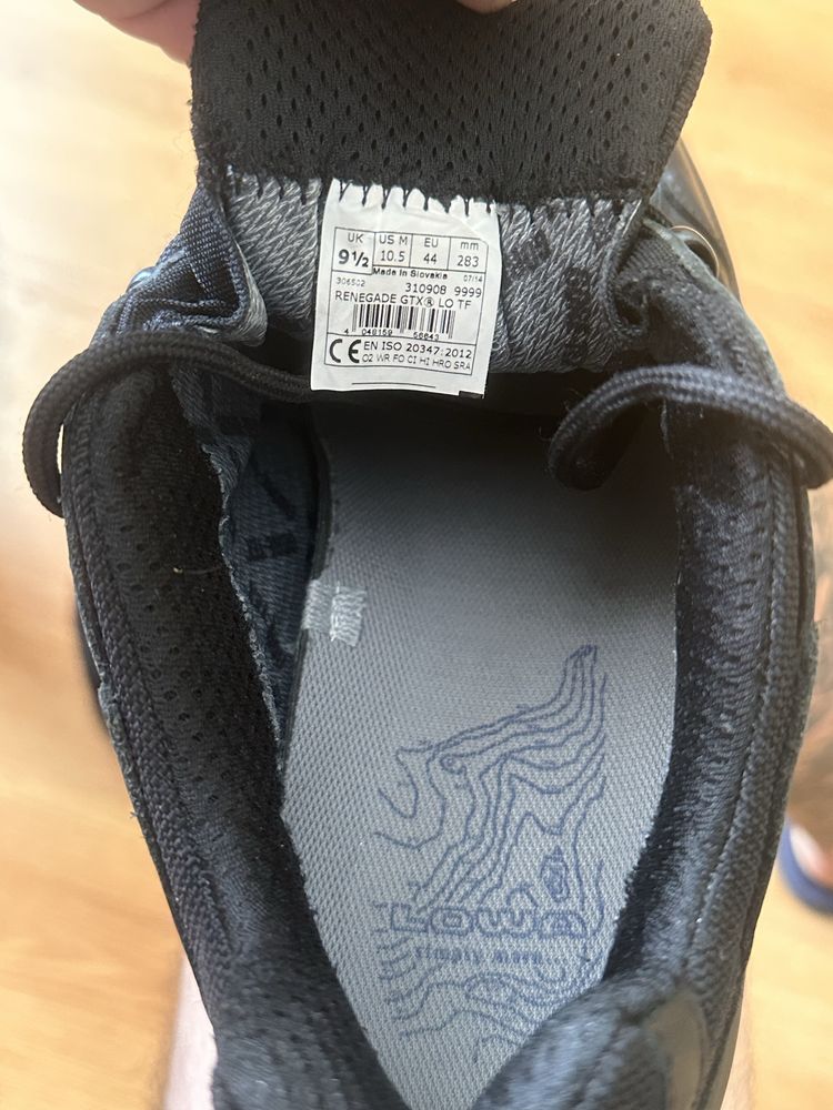 Чоловічі шкіряні трекінгові черевики lowa renegade GTX gore-tex