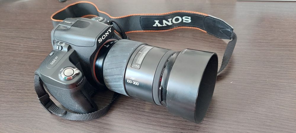 Aparat lustrzanka SONY Alfa 390 + obiektywy !