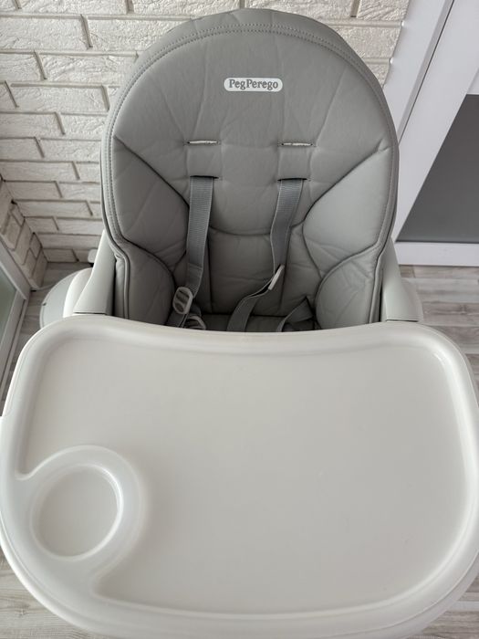 Стілець Peg-Perego Prima Pappa Follow Me Ice, Сірий