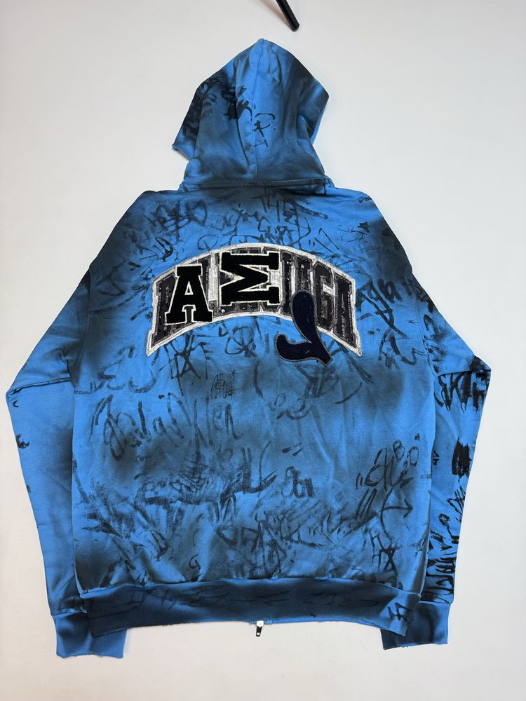 Зіп худі Balenciaga Graffiti Blue Skater Zip up S