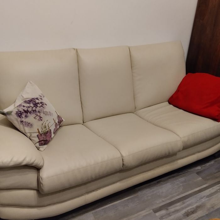 Sofa ekoskóra +dwa fotele