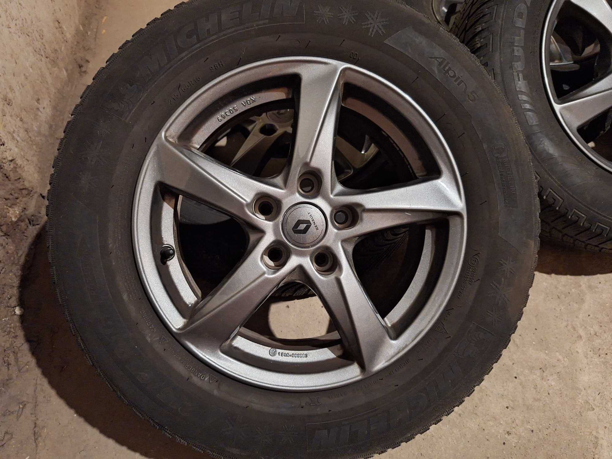 Sprzedam felgi R 16 z Renault kadjar
