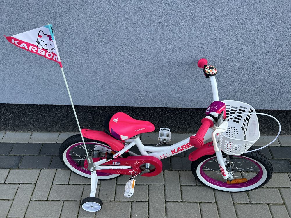 Rower dziewczęcy Karbon Star alu. 16”