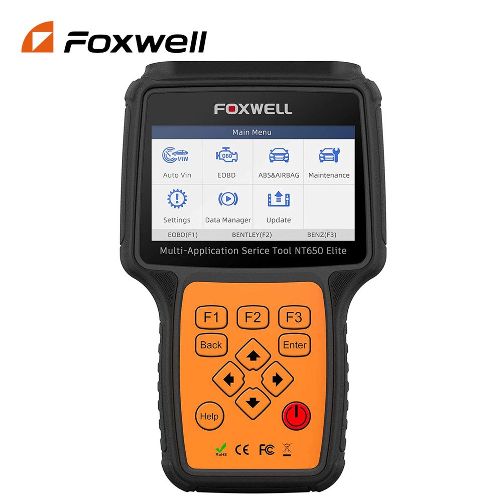Автосканер діагностичний сканер для авто Foxwell NT650 Elite