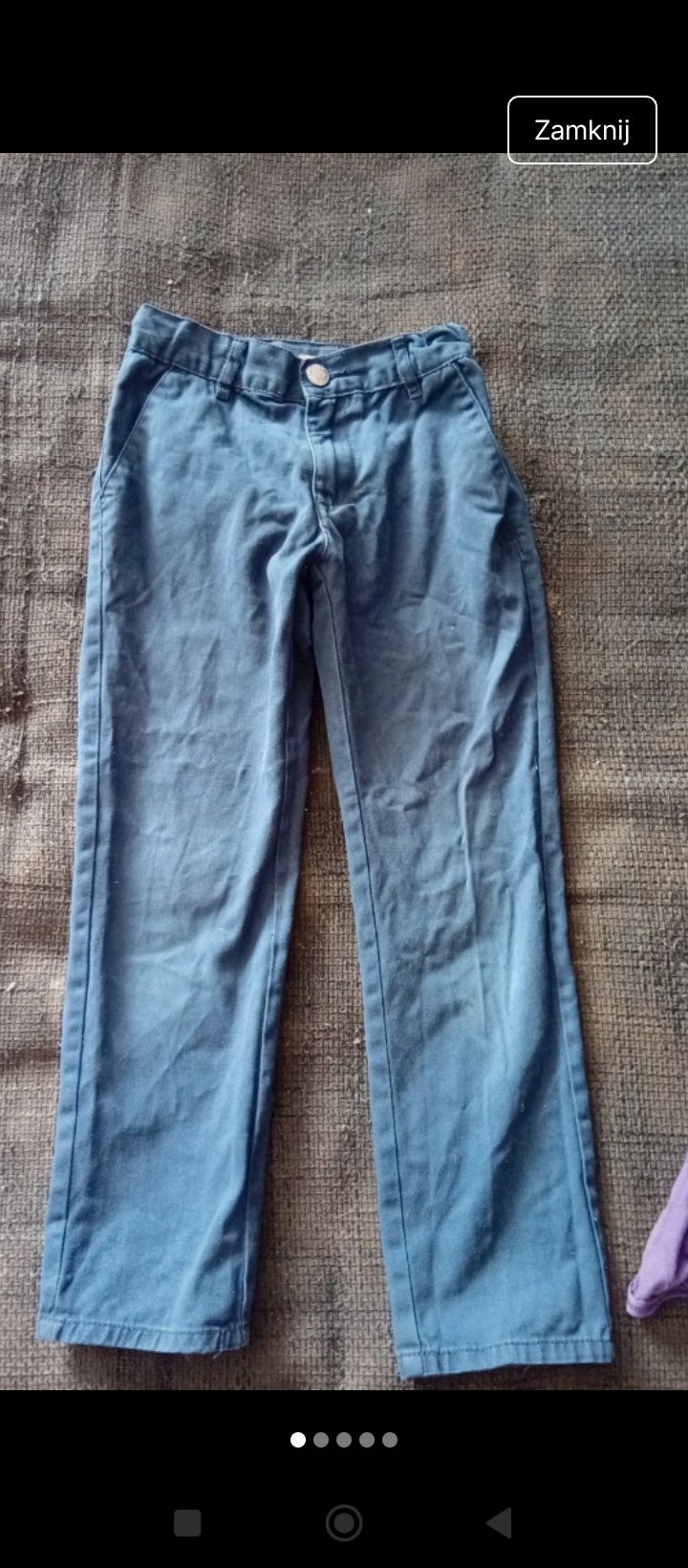 Spodnie galowe eleganckie 122 Sinsay