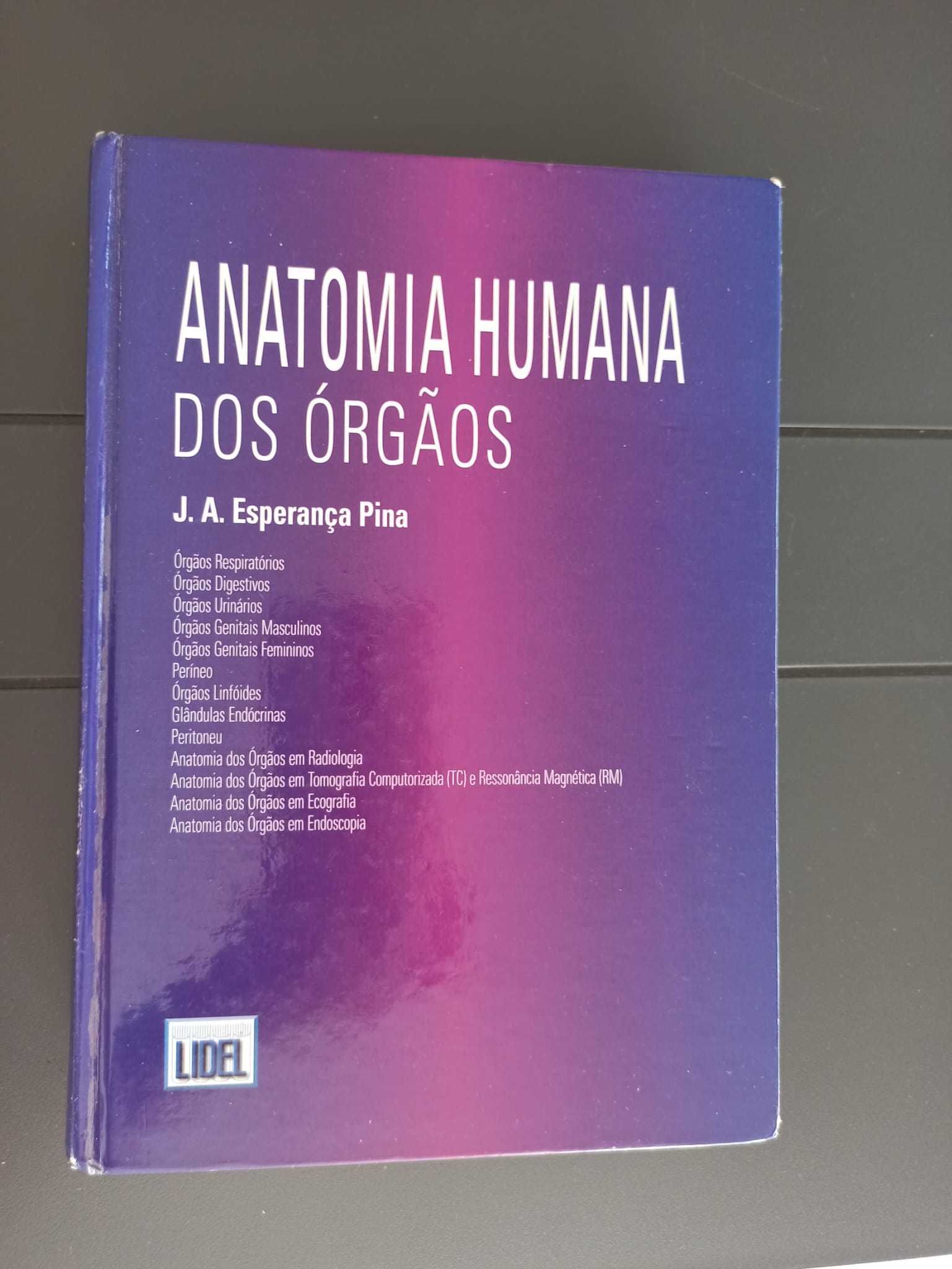 Livro Médico - Anatomia Humana dos Orgãos