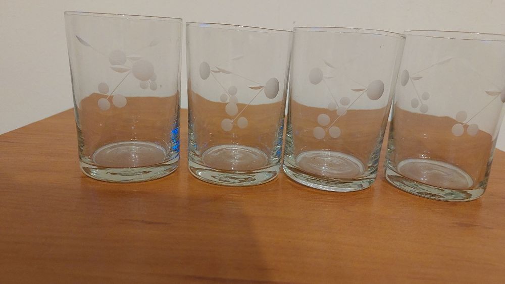 4 szklaneczki literatki PRL