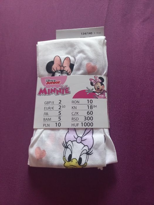 Nowe rajstopy Myszka Miki rozmiar 134/140