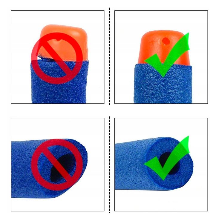 200 Strzałek Do Wyrzutni Elite Nerf Naboje Nerfów
