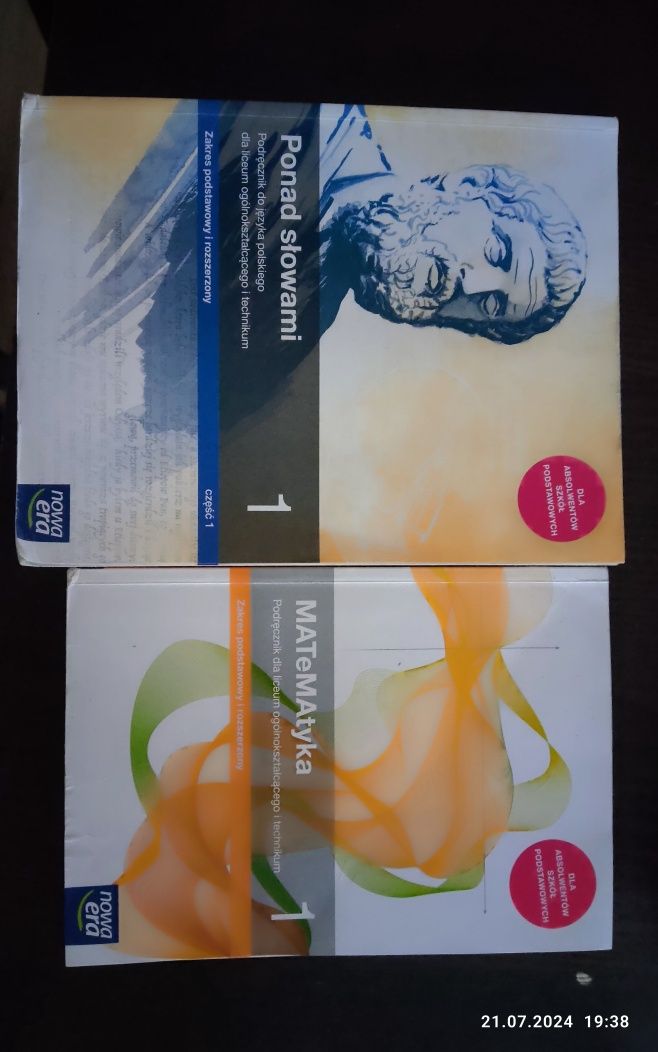 Podręczniki do 1 klasy liceum/technikum