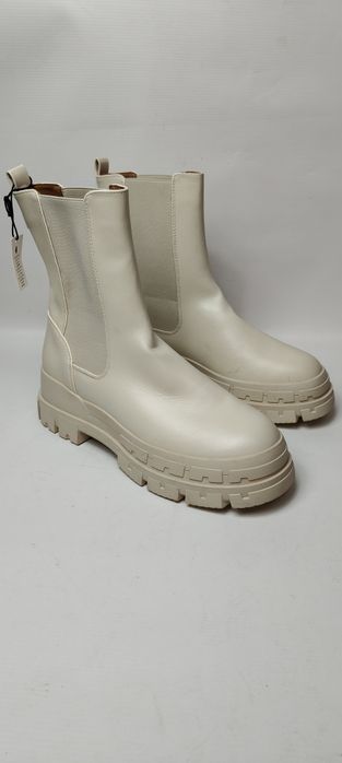 NOWE buty botki damskie wsuwane skórzane Even&Odd r 42/43 wkład 27,5cm