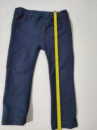 Leginsy jeansowe 92/98