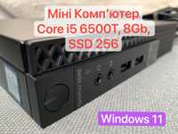 Мини ПК Dell Optiplex 3040 Micro + WIFI, Core i5 6500T, 8Gb, SSD 256GB