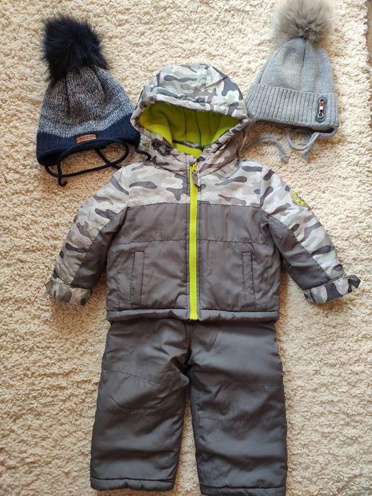 Зимовий костюм carter's 12 місяців комбінезон курточка куртка демі
