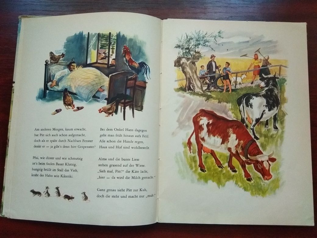 Дитяча книга 1955 р на німецькій мові Das milchbächlein