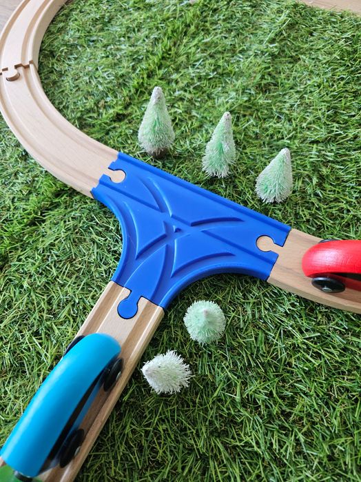 Skrzyżowanie torów - T - Ikea Lillabo Brio Lidl Bigjigs