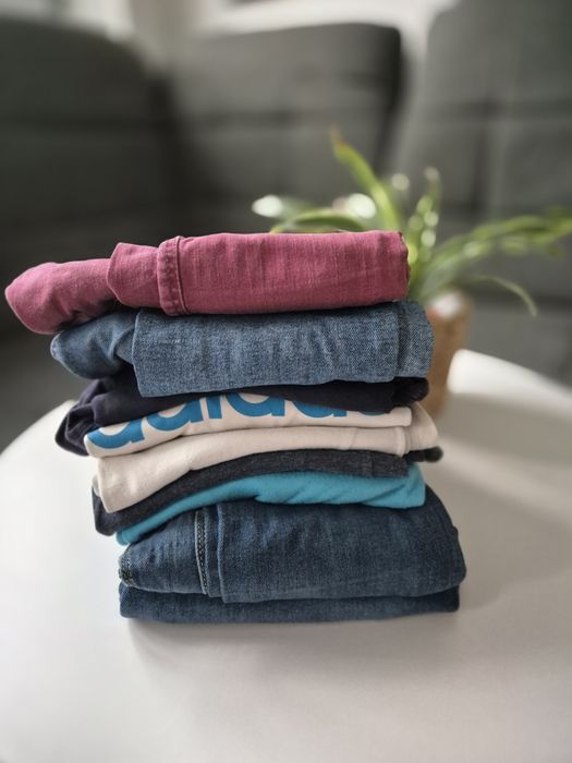 Zestaw paczka paka ubrania damskie 10 sztuk S/M używane