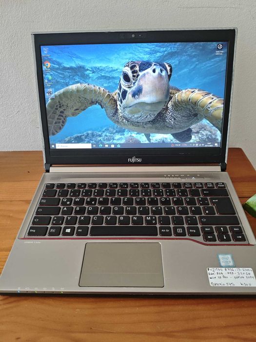 Fujitsu LifeBook E736 — Portátil Profissional Compacto