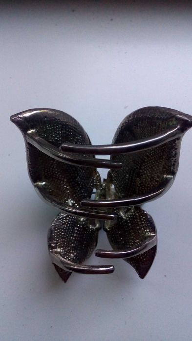 Заколка на волосы - металл / эмаль