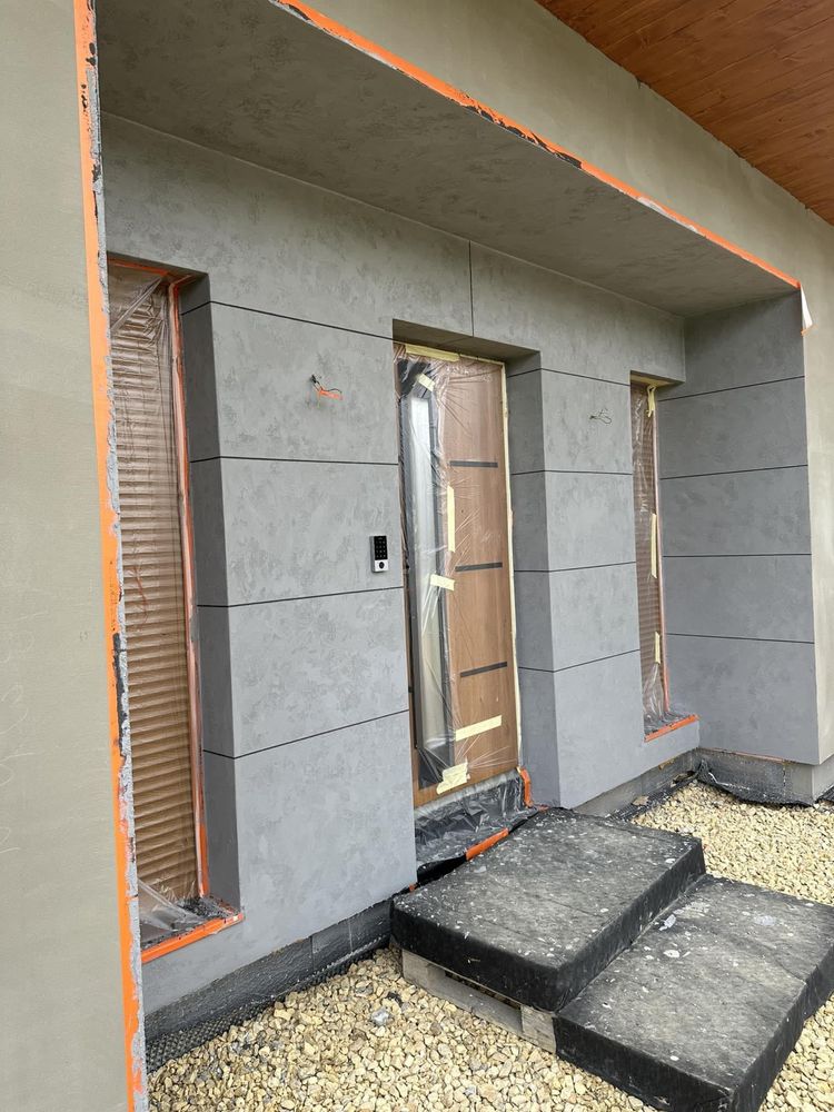 Beton architektoniczny tynki dekoracyjne elewacja stiuk mikrocement