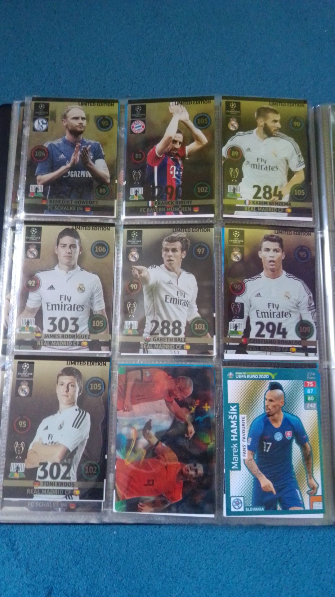 karty limited edition champions league 2014 Panini 2015