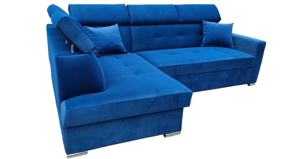 PROMOCJA Narożnik Sofa Rock sprężyna-bonell+pasy-. Na WYMIAR