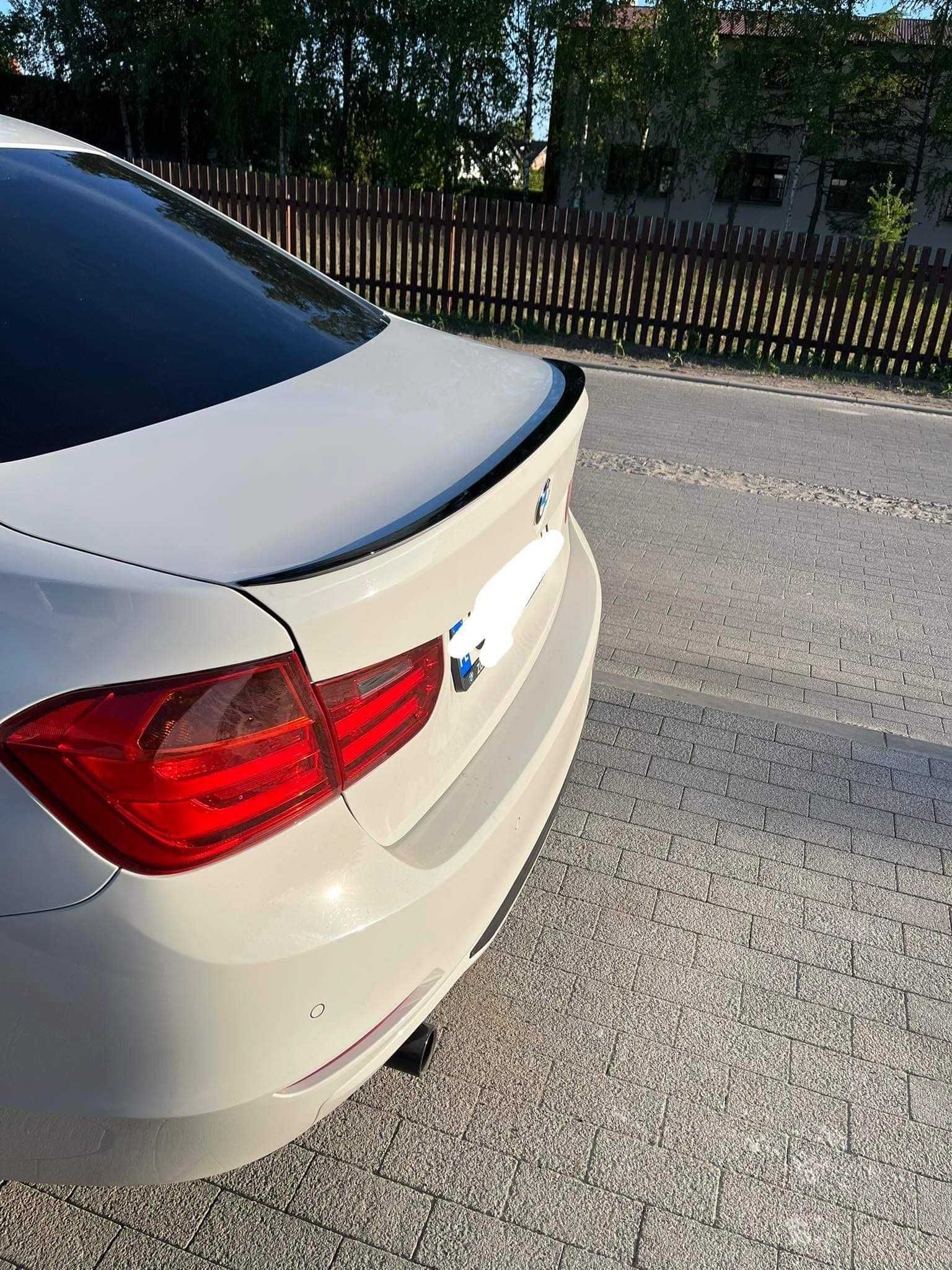Spoiler Lotka BMW F30 F80 M3 STYLE Czarny Połysk