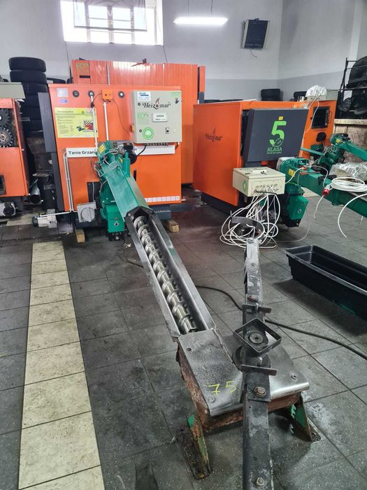 Piec na Trociny 15/75 kw Zrębki Owies Pestka Wióra 5 Klasa