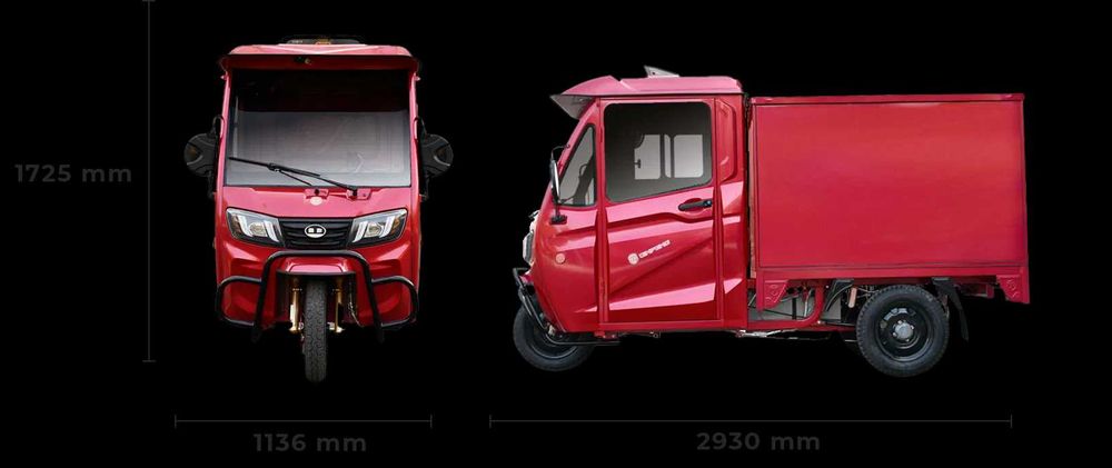 Motorower trzykołowy transportowy CARGO 2