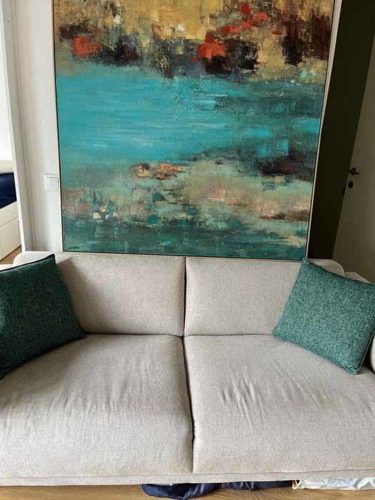 Vendo sofa 2lugares Area