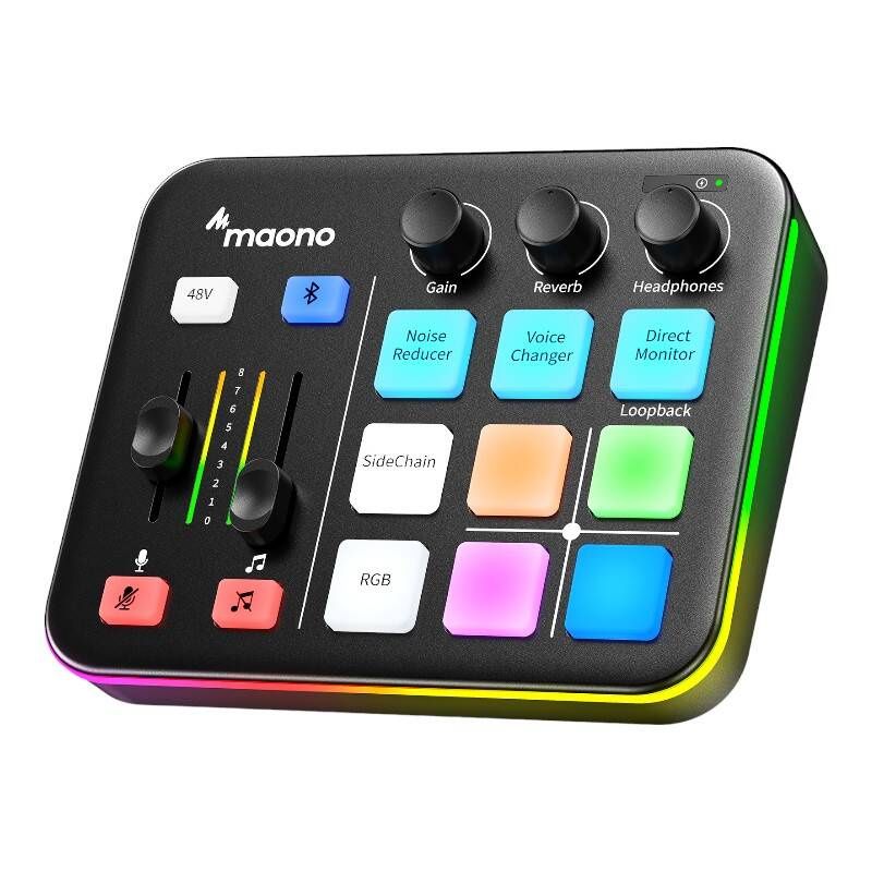 Karta Dźwiękowa Maono G1 Neo Rgb Xlr Do Streamingu I Nagrań