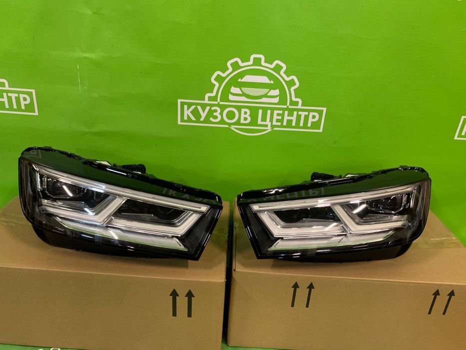 Бампер передний в сборе Audi Q5 2017 - 2020 в НАЯВНОСТІ sq5 решетка