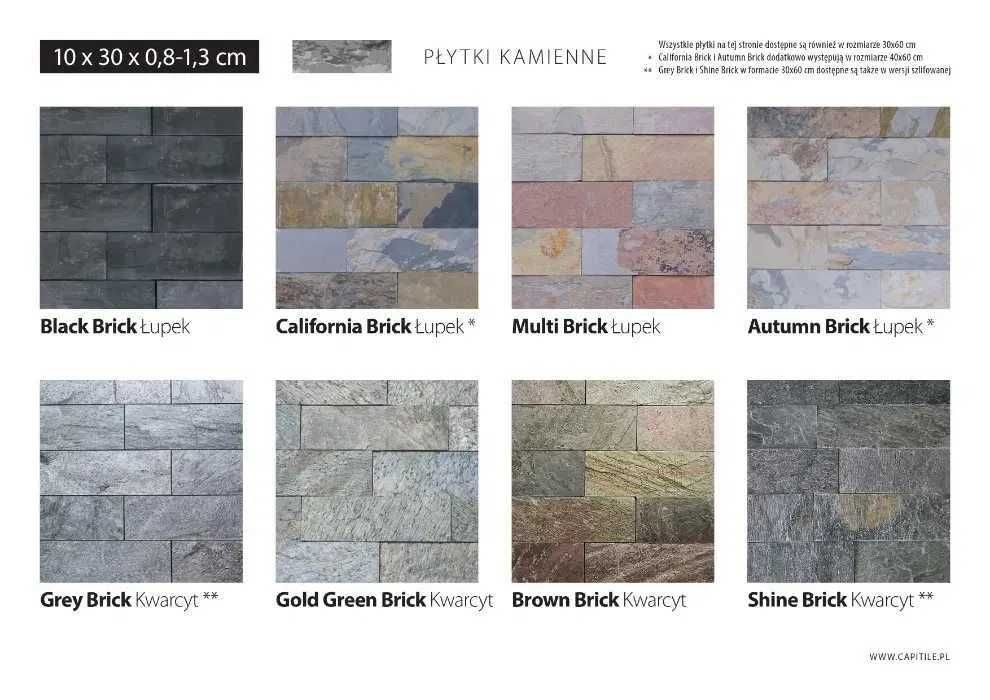 Łupek na elewacje/ścianę/podłogi! Panele kamienne i płytki! Kamień!