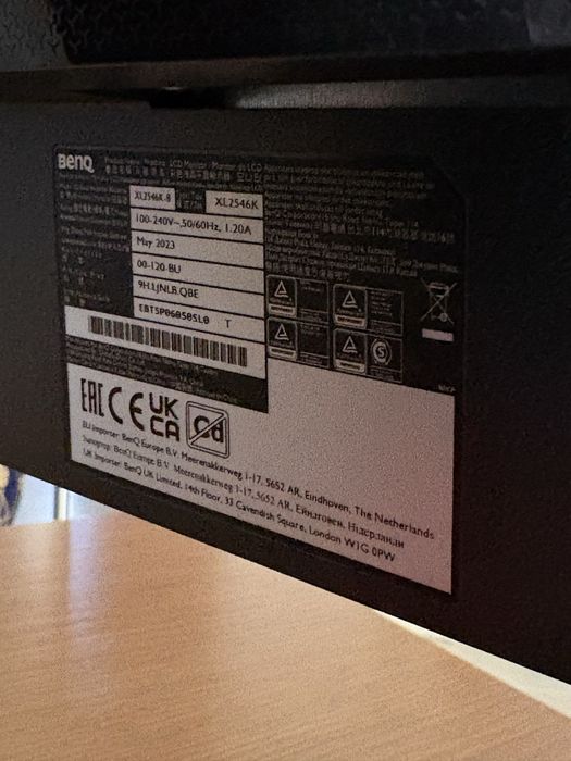 BenQ ZOWIE XL2546K 24,5” – Monitor e-Sports 240Hz | Como novo