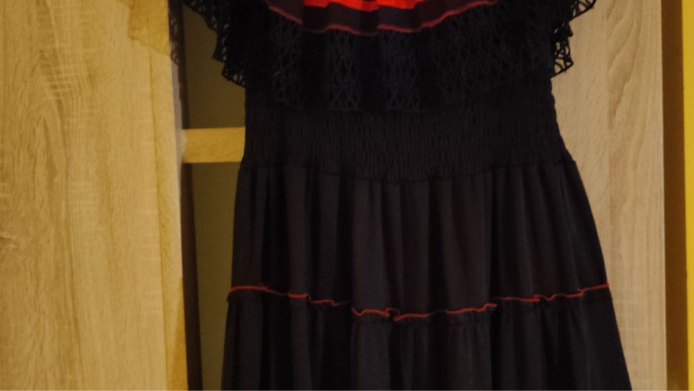 Suknia w stylu cygańskim na karnawał