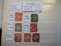 7szt. znaczki Fi187/1924r. WMG Fi205 odcień 1925r. Niemcy Danzig PMW