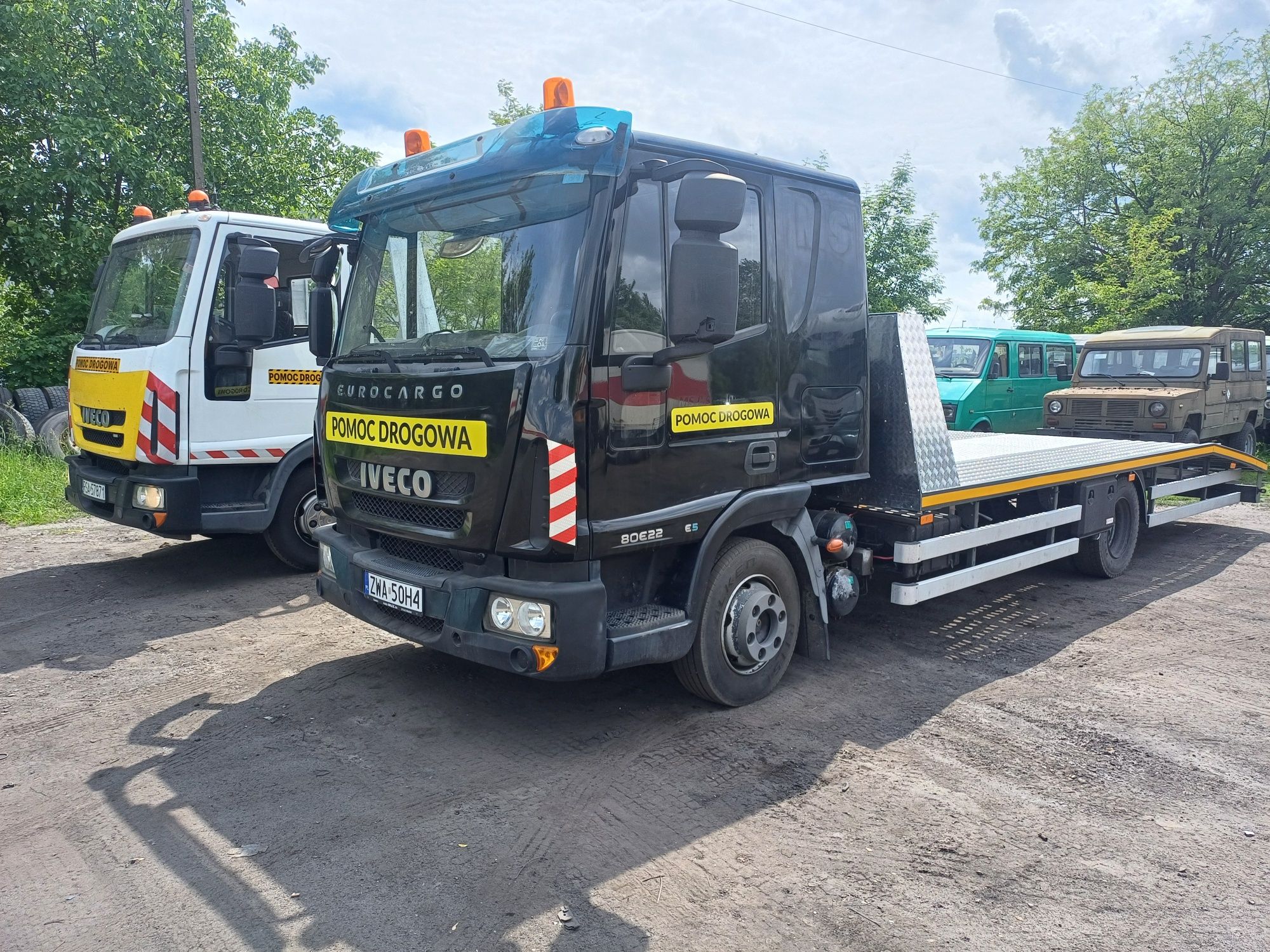 Pomoc drogowa iveco eurocargo nowy najazd