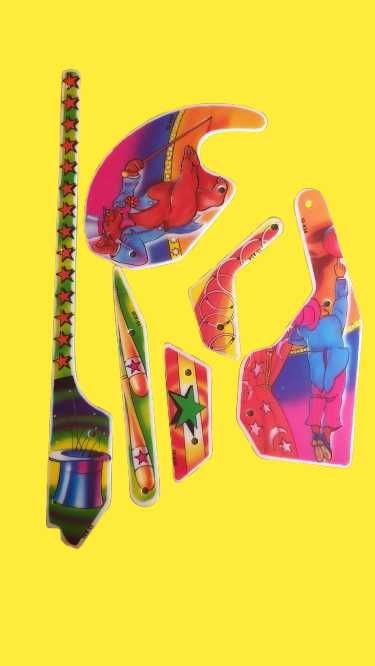 Máquinas Flipper Plásticos decorativos Inder