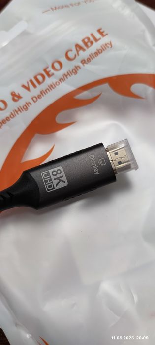 Кабель USB C – HDMI 8K