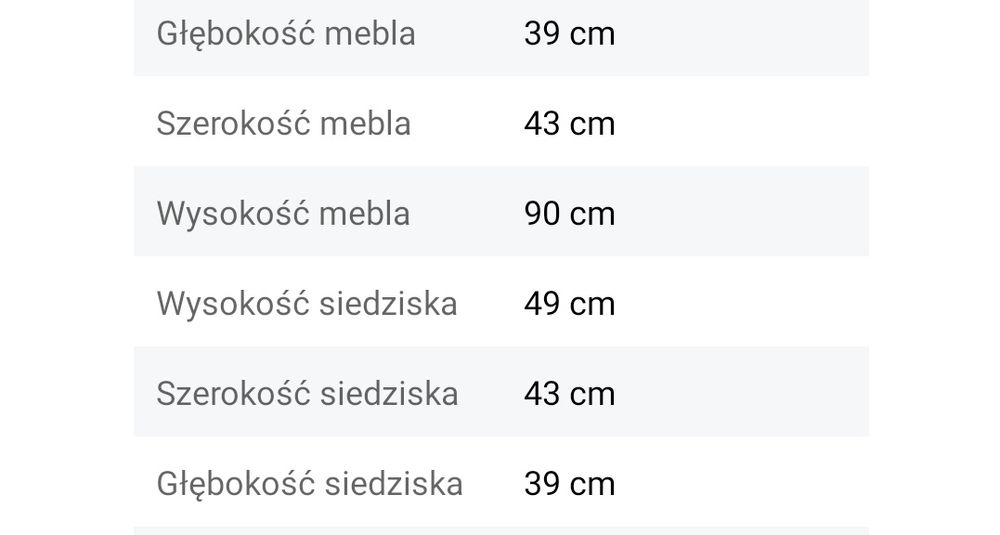 Sprzedam krzesła 3szt